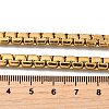 201 Stainless Steel Box Chain Necklaces for Men LS-STAS-V011-01B-G-1-5
