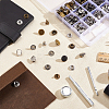 Removable Zinc Alloy Snap Button Sets TOOL-WH0059-126B-4