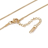 2Pcs 2 Style Ion Plating(IP) 304 Stainless Steel Leaf Pendant Necklaces Set NJEW-G090-05G-5