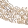 Tibetan Style dZi Beads Strands GG-CBA4812-C01-8X12MM-4