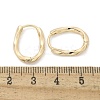Brass Twist Hoop Earrings EJEW-Q014-02G-3