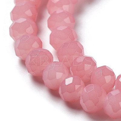 Baking Paint Imitation Jade Glass Bead Strands LS-DGLA-A034-J6MM-A3-1