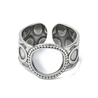 304 Stainless Steel Cuff Rings RJEW-M019-42P-1
