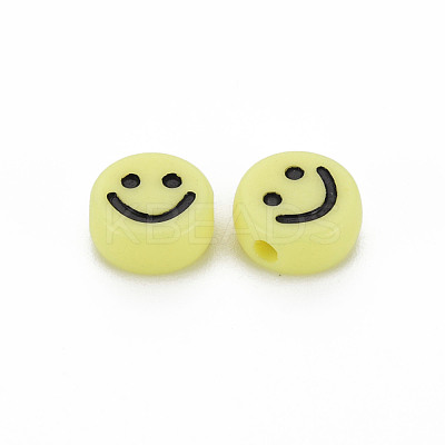 Opaque Acrylic Beads MACR-N008-55-B01-1