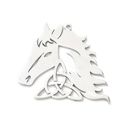 304 Stainless Steel Pendants STAS-D202-06P-1