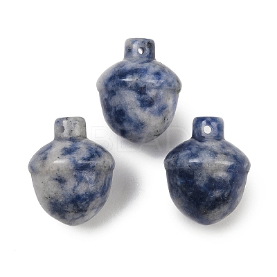 Natural Blue Spot Jasper Pendants G-K354-13D-1