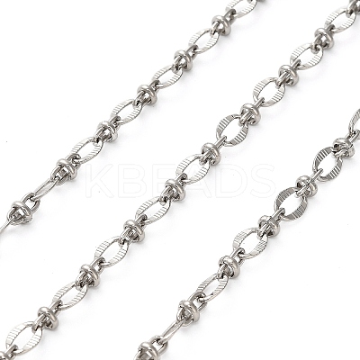 304 Stainless Steel Oval Link Chains CHS-A016-27P-A-1