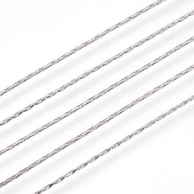 Tarnish Resistant 304 Stainless Steel Boston Link Chains CHS-L017-14P-1