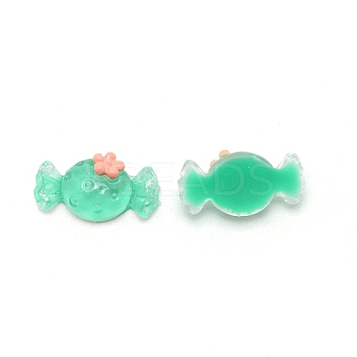 Candy Resin Cabochons MRMJ-WH0074-31E-1