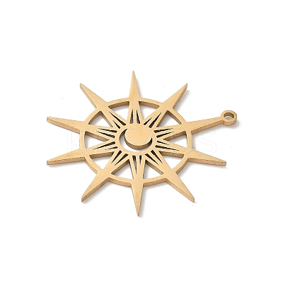 201 Stainless Steel Pendants STAS-K298-07G-1