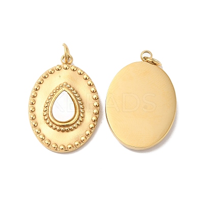 Ion Plating(IP) 304 Stainless Steel Pendants STAS-Q215-37G-1