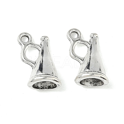 Cheerleader Megaphone Tibetan Style Alloy Pendants TIBEP-NH0001-01D-AS-1