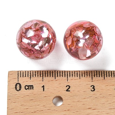 Transparent Resin with Paillette Beads LS-RESI-G110-02D-1