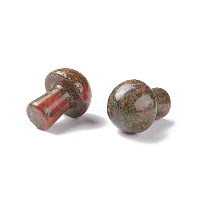 Natural Unakite GuaSha Stone G-A205-26-01-1