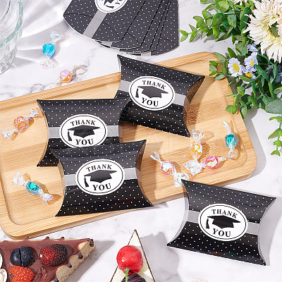 Paper Pillow Candy Box Treat Boxes CON-WH0085-47-1