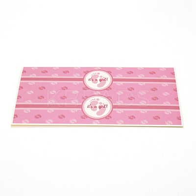 Paper Adhesive Water Bottle Stickers DIY-WH0259-17A-1