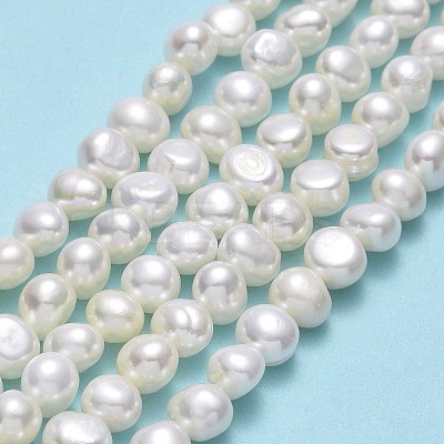 Natural Cultured Freshwater Pearl Beads Strands PEAR-A005-09-01-X-1