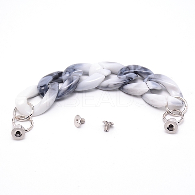 Acrylic Beads Phone Case Chain AJEW-WH0235-10B-1