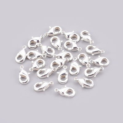 Brass Lobster Claw Clasps KK-T014-121S-1