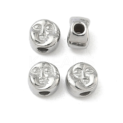 304 Stainless Steel Beads STAS-D204-19P-1