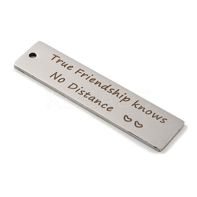 Non-Tarnish 201 Stainless Steel Big Pendants STAS-L079-027D-P-1
