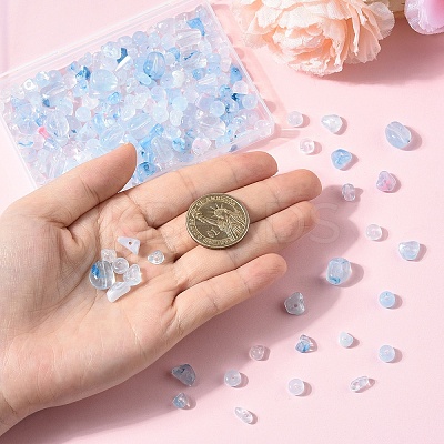 4 Bags 4 Styles Transparent Acrylic Beads OACR-YW0003-39-1