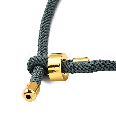Braided Nylon Cord Bracelet Making MAK-A017-D03-04G-1