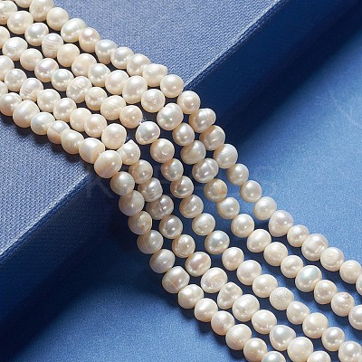 Natural Cultured Freshwater Pearl Beads Strands A23WT011-1