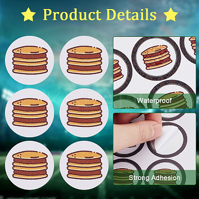 PVC Plastic Waterproof Stickers LS-DIY-WH0386-18D-1
