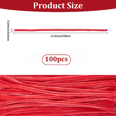 100Pcs DIY Plush Sticks FIND-SP0004-72C-1