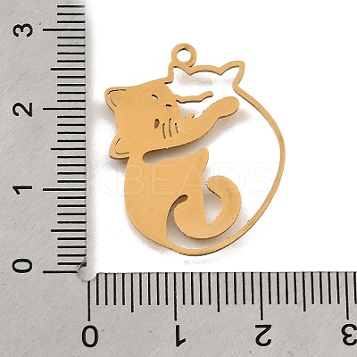 201 Stainless Steel Pendants STAS-S176-20G-1