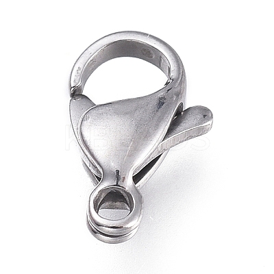 Tarnish Resistant 316 Surgical Stainless Steel Lobster Claw Clasps X-STAS-M281-01P-C-1