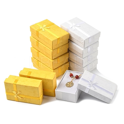 6Pcs Cardboard Jewelry Set Boxes CON-YW0001-70A-1