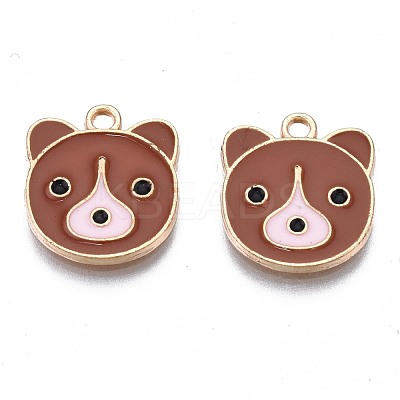 Alloy Enamel Pendants ENAM-N054-75D-1
