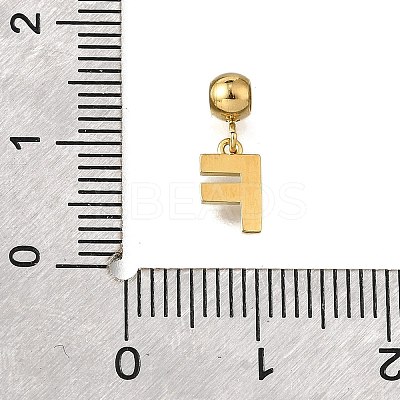 304 Stainless Steel Rhinstone Pendant STAS-H202-50G-F-1