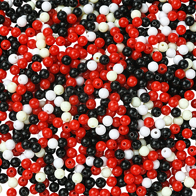 Opaque Acrylic Beads SACR-PA0001-04A-03-1