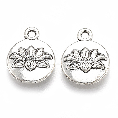 Tibetan Style Alloy Pendants X-TIBE-S314-33AS-LF-1