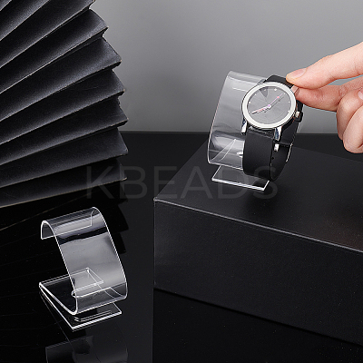 Acrylic Watch Display Stands ODIS-WH0086-130-1