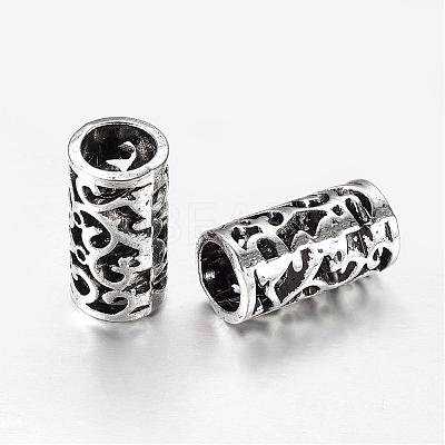 Antique Silver Alloy European Beads X-LF11569Y-1