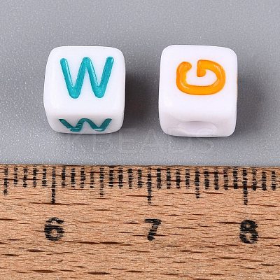 Opaque Acrylic Beads SACR-N020-04M-01-1