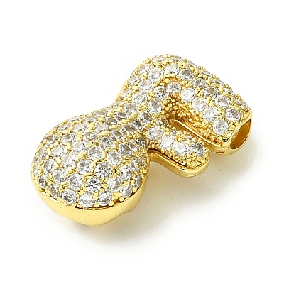 Rack Plating Brass Cubic Zirconia Pendants KK-S378-02G-F-1