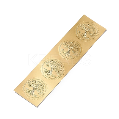 Self Adhesive Gold Foil Embossed Stickers DIY-XCP0002-15A-1