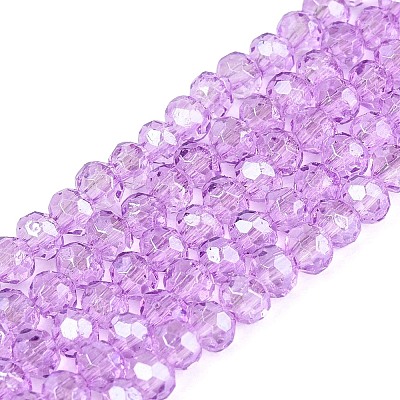 Baking Paint Glass Beads Strands EGLA-Q120-C-A01-1