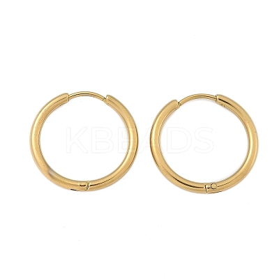 Ion Plating(IP) 304 Stainless Steel Huggie Hoop Earrings LS-EJEW-F111A-20mm-G-1