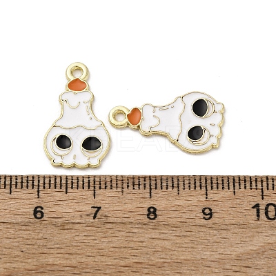 Halloween Alloy Enamel Pendants STAS-I354-01G-A01-1