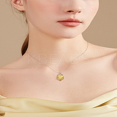 16Pcs 8 Colors Glass Pendants GLAA-LP0001-15-1