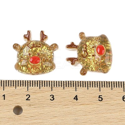 Christmas Series Cute Transparent Resin Decoden Cabochons RESI-S03-03E-1