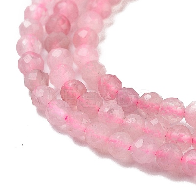Natural Madagascar Rose Quartz Beads Strands G-B088-C09-03-1