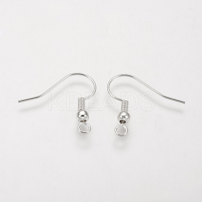 Brass Earring Hooks LS-KK-Q362-P-NF-1