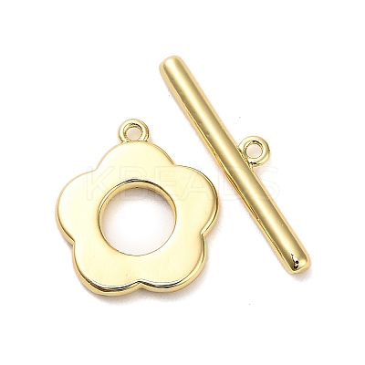 Brass Toggle Clasps KK-L229-010G-1